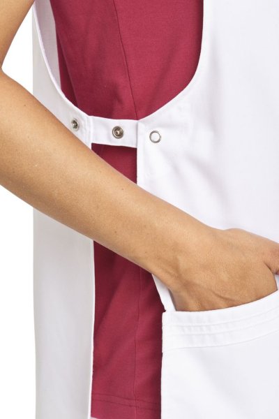 Überwurf mit Druckknopf in weiss 08/1227/0