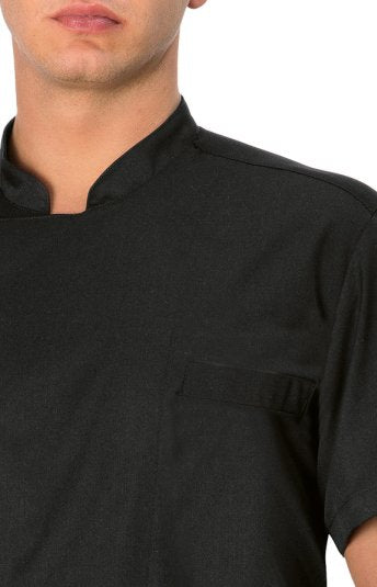 Thiago Kurzarm nero mit Netzteil am Rücken für bessere Belüftung