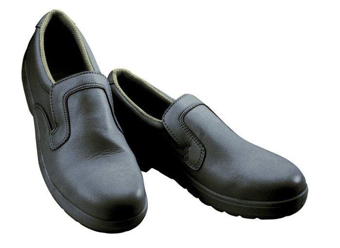 Schlupf Kochschuh für schnell rein und raus Stahlkappe Rutschfest