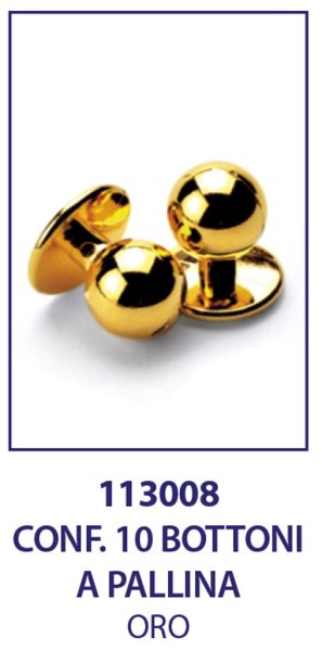 Stechknöpfe Gold/Silber