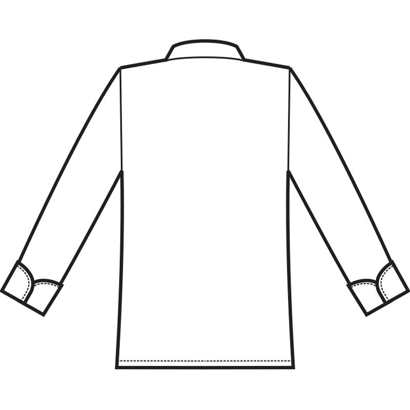 Kochjacke 3XL - 5XL black&white